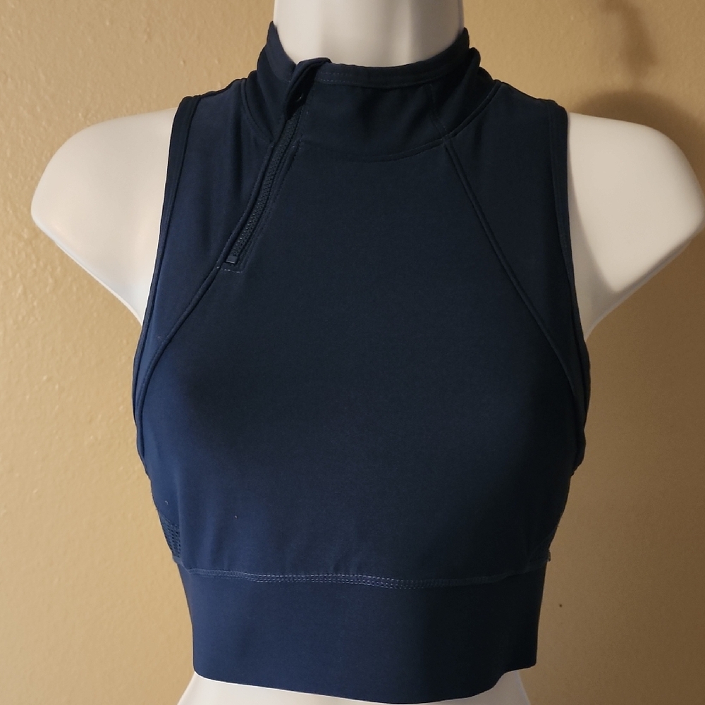 Mondetta Midnight Blue Activewear Crop Top